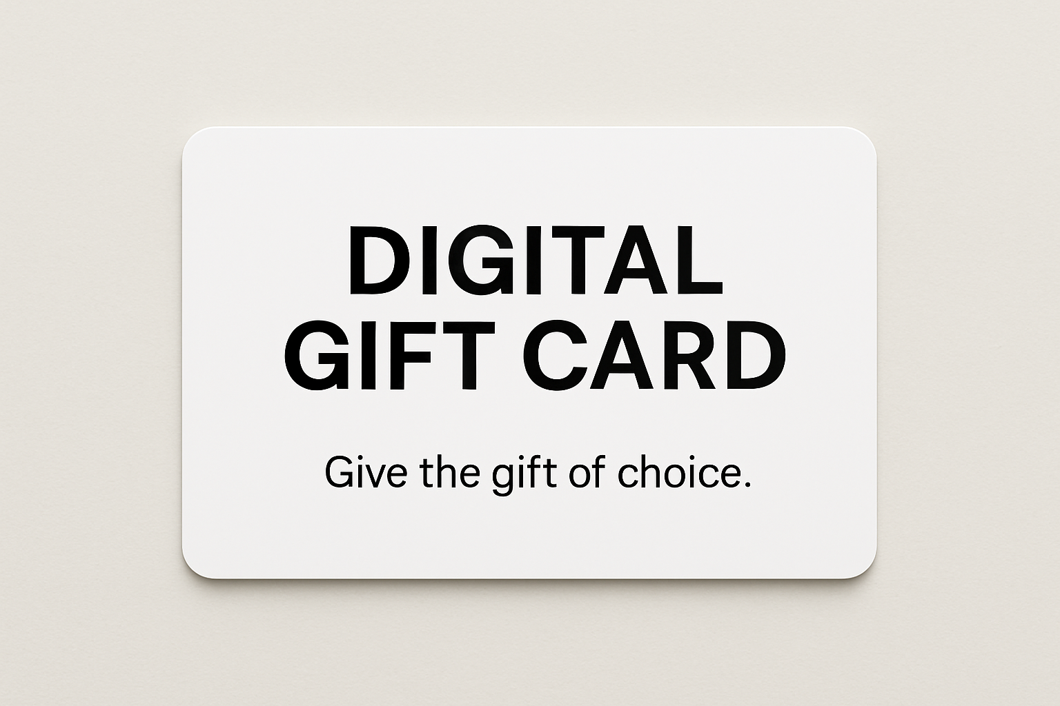 Your World His Kingdom Apparel Co. Gift Card